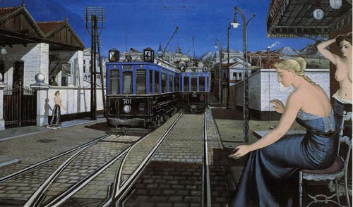 Delvaux_rue aux tramways_1946.jpg(59803 byte)